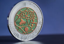 オーストリアのカラフルな金属:ニオブ硬貨