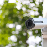 Cctv,Tool,On,Blue,Sky,Background,equipment,For,Security,Systems,And
