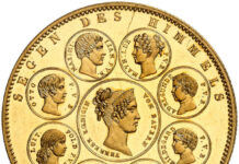 比類なきセット:バイエルンのゲシヒツターラーの再鋳金貨