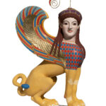 08-Reconstruction of marble finial in the form of a sphinx (detail), 2022