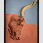 08-5. Replica of bull’s head fresco from North Entrance © Ashmolean Museum, University of Oxford