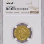 01-1845-D Liberty Head $5